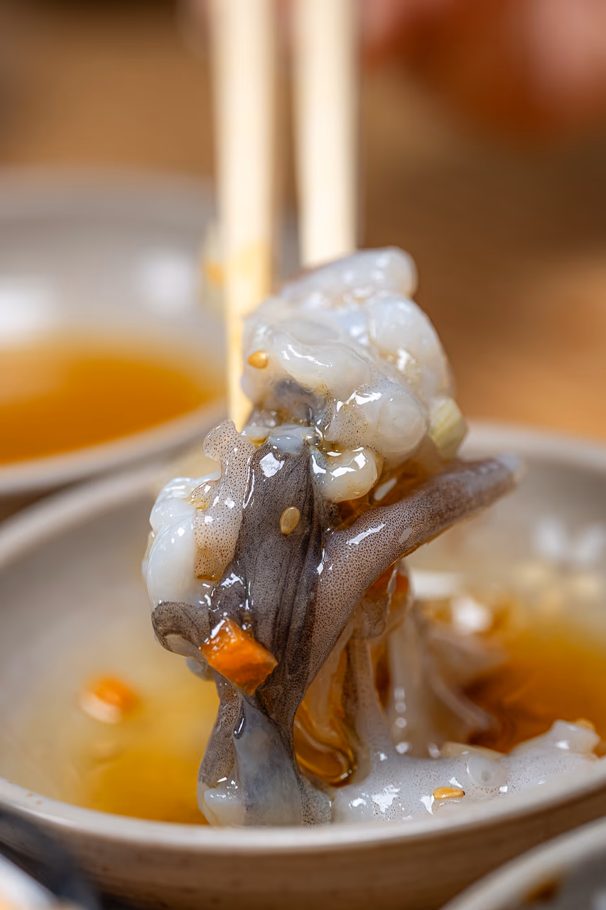 해산물 세척